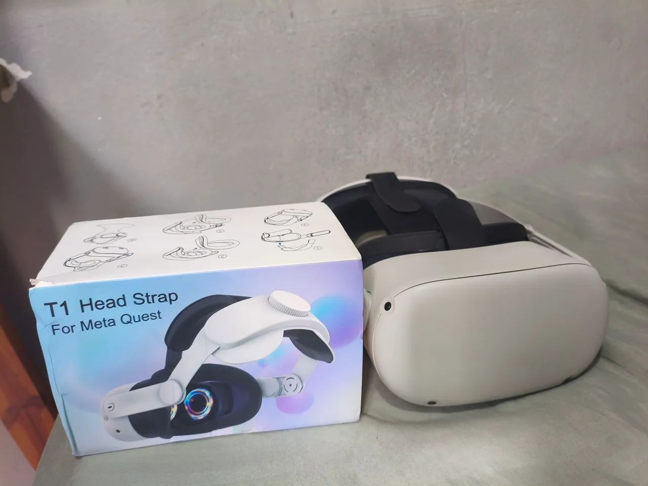 Meta quest 2 128gb com caixa e acessórios 