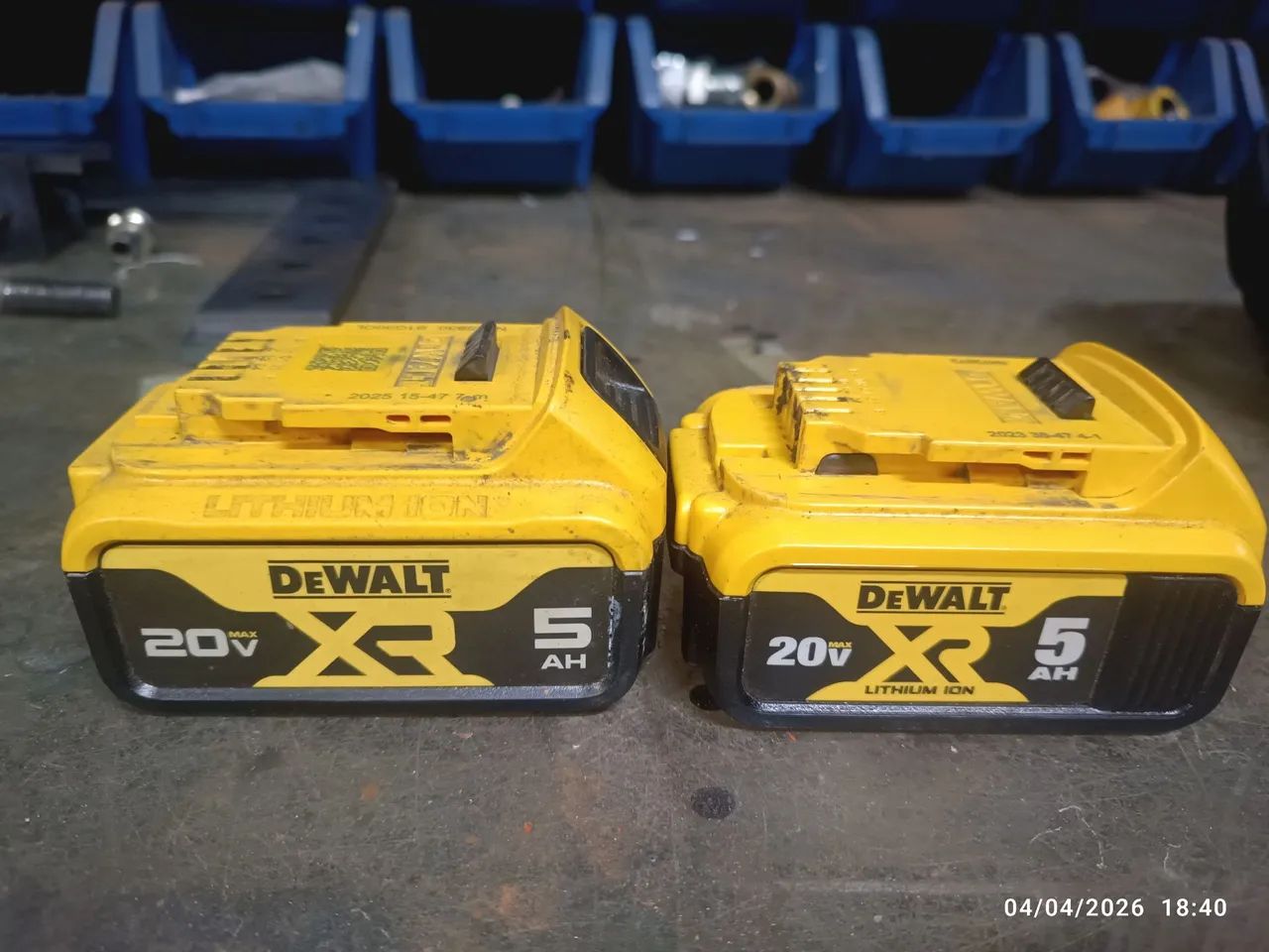 Bateria 20 v Dewalt 5 amperes 