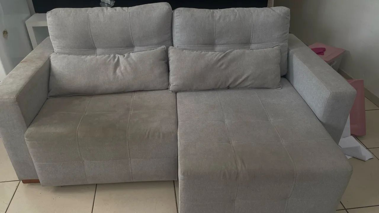 Sofá luxo retrátil 