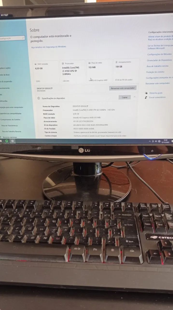 Computador de Mesa Completo