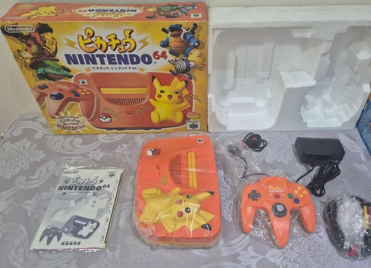 Nintendo 64 Pikachu Laranja