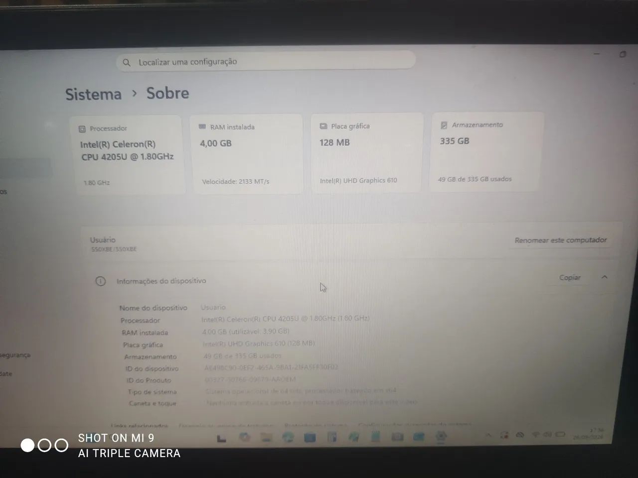Notebook Essentials Samsung  - Foto 5