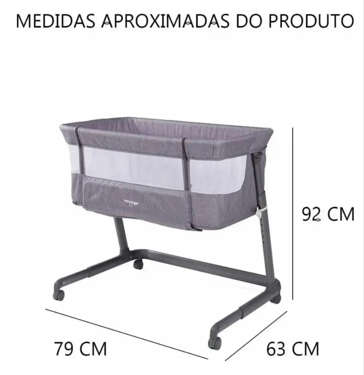 Berço de canto de cama - Foto 2
