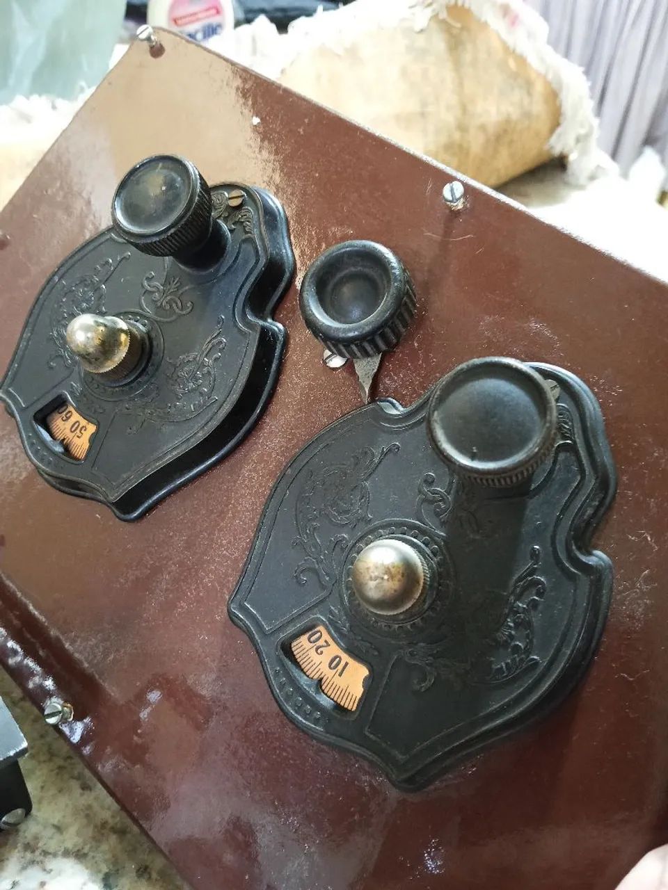 Capacitores variáveis,antigos usados : - Foto 5