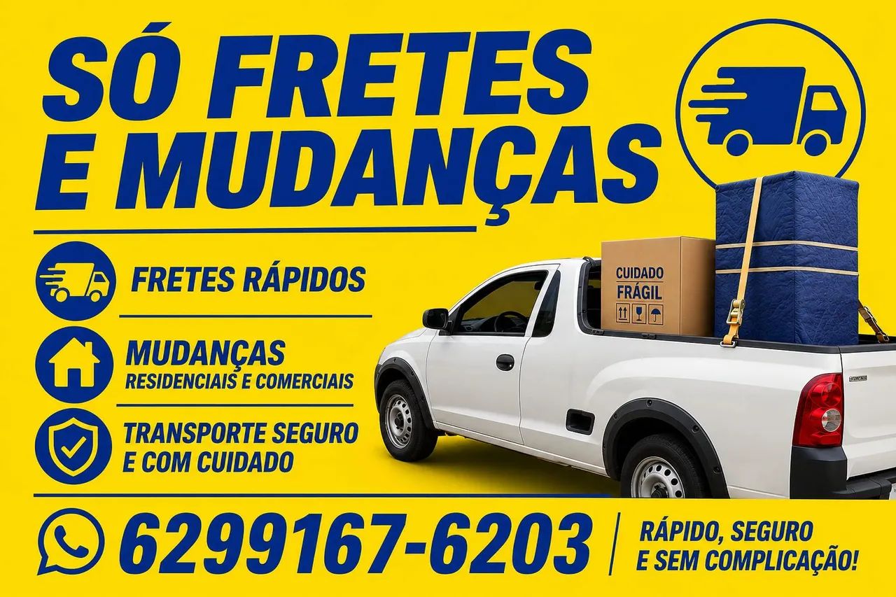 Fretes Goiânia e regiões 