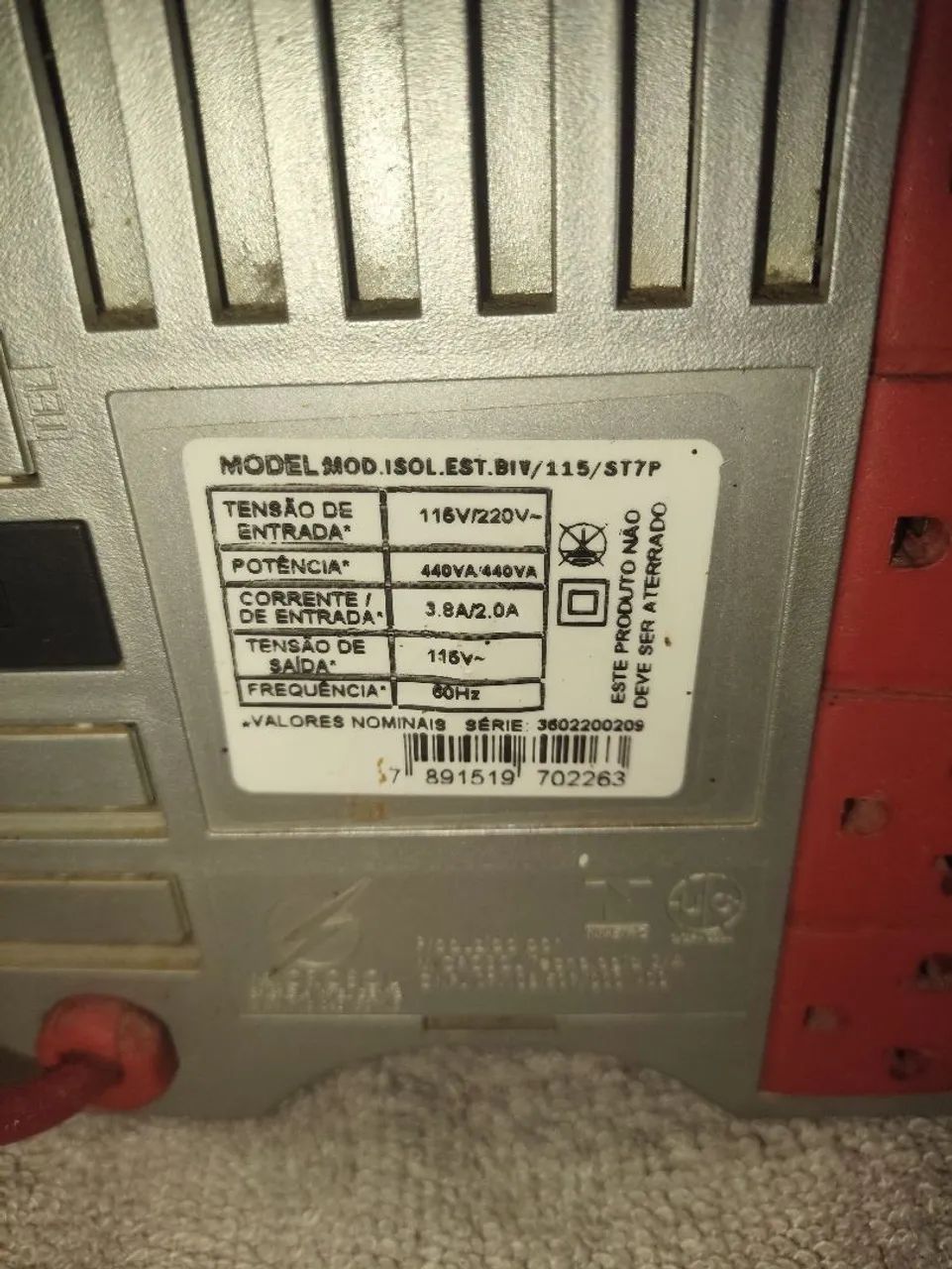 Estabilizador Microsol 440VA Bivolt Funcionando Perfeitamente - Foto 4