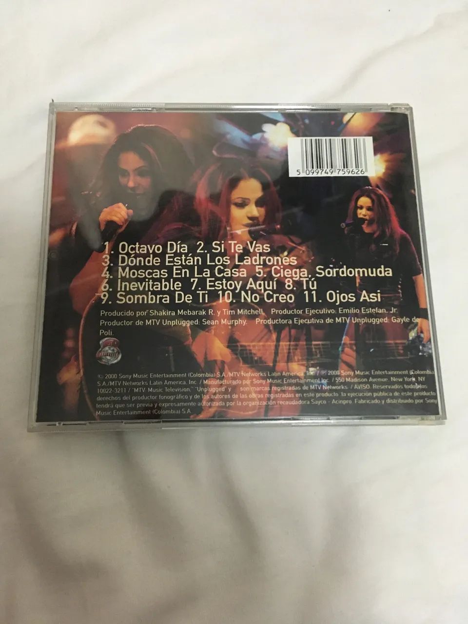 Cd Shakira MTV unplugged - Foto 2