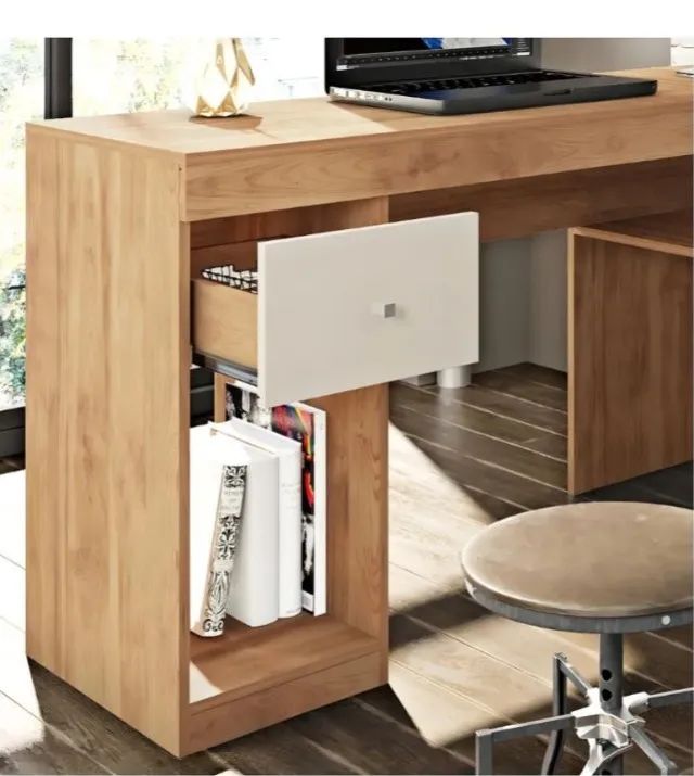 Mesa Escrivaninha Nilo Em L ALtura 1,34 Cm - Entrega imediata - Foto 2