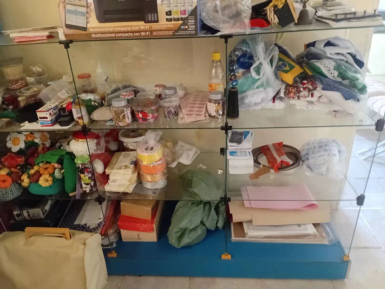 Vitrine de vidro