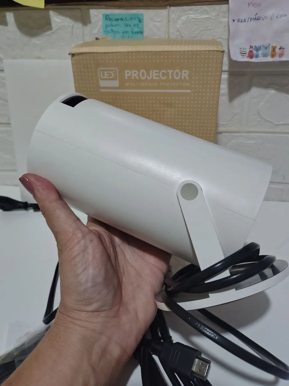 Projetor HY300 Magic Cub 4K - Foto 3