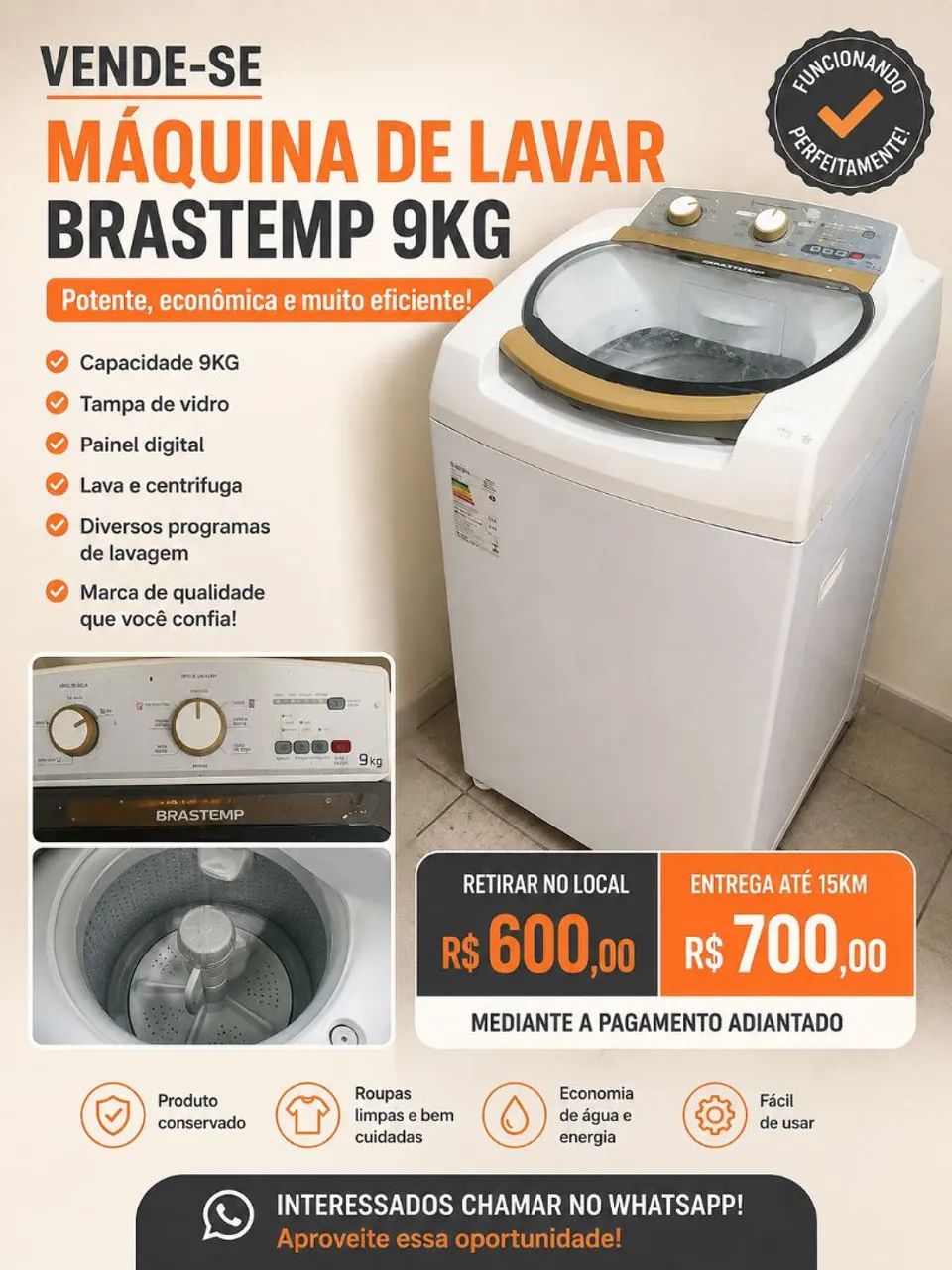 Máquina de lavar roupa  - Foto 4