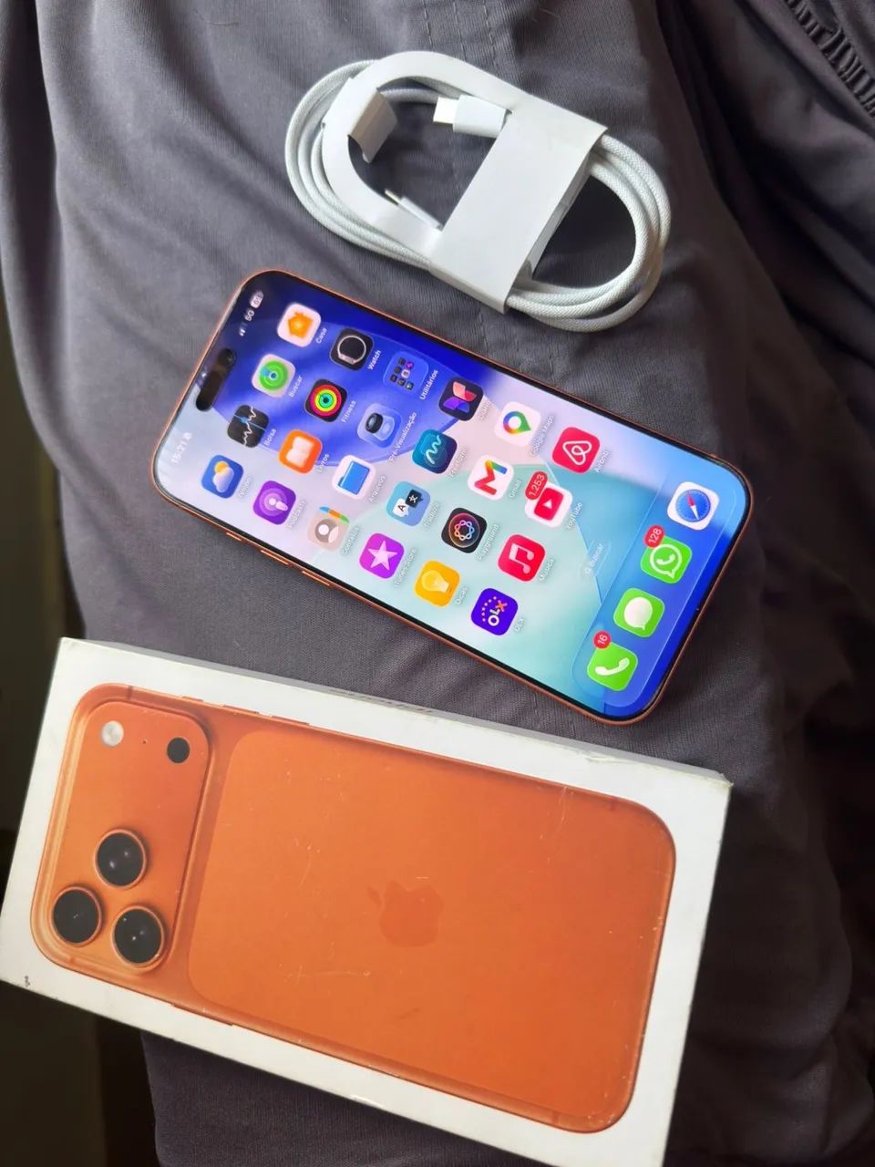 iPhone 17 pro Max 256 Bateria 100% - Foto 3