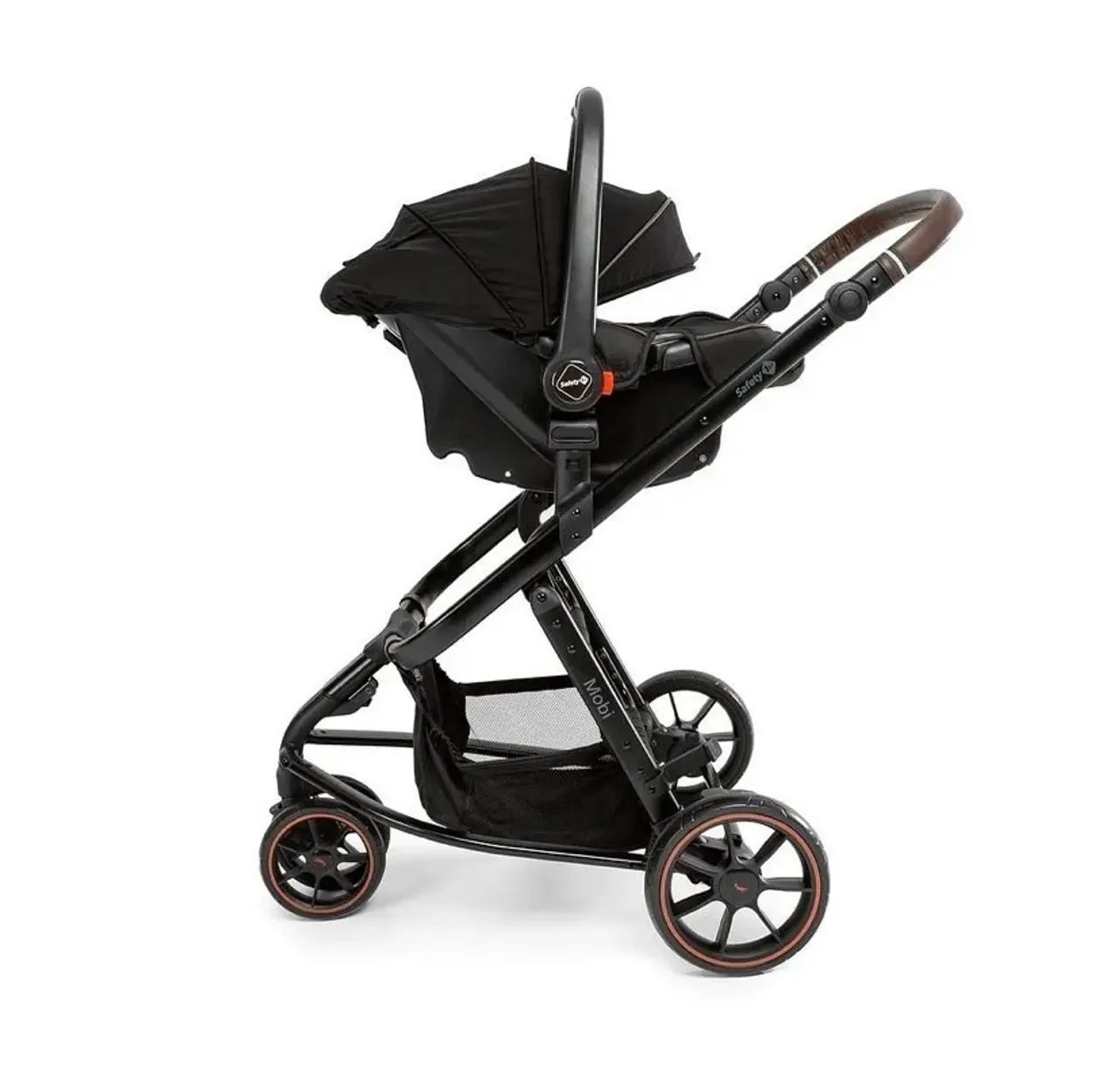 Vendo Carrinho de bebê completo com bebê conforto - Foto 2