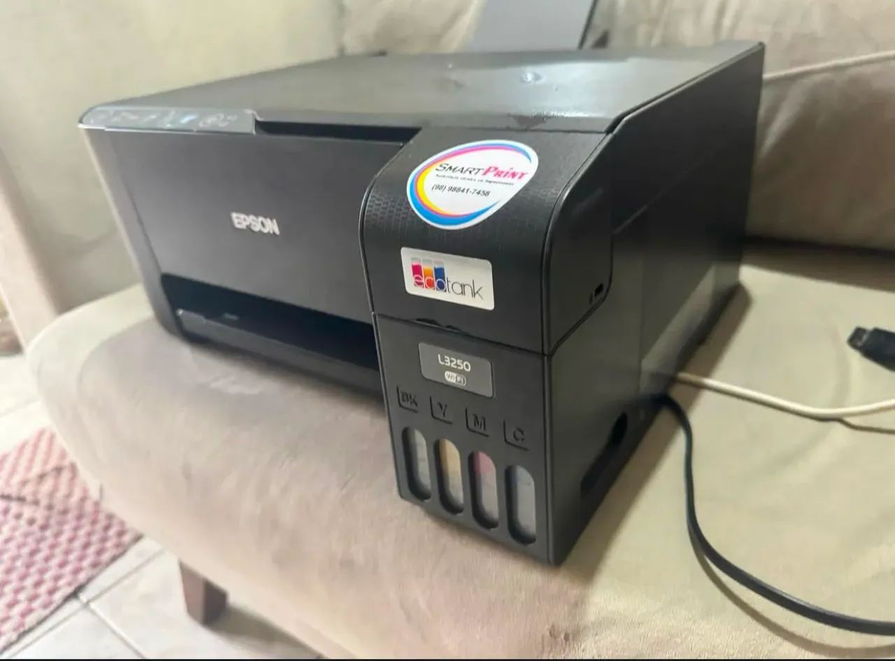 Impressora Epson ecotank multifuncional com wi-fi funcionando perfeitamente  - Foto 2
