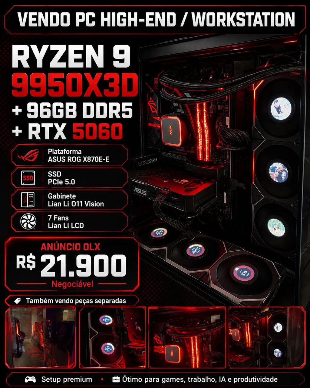 Pc gamer Asus rog - Foto 3