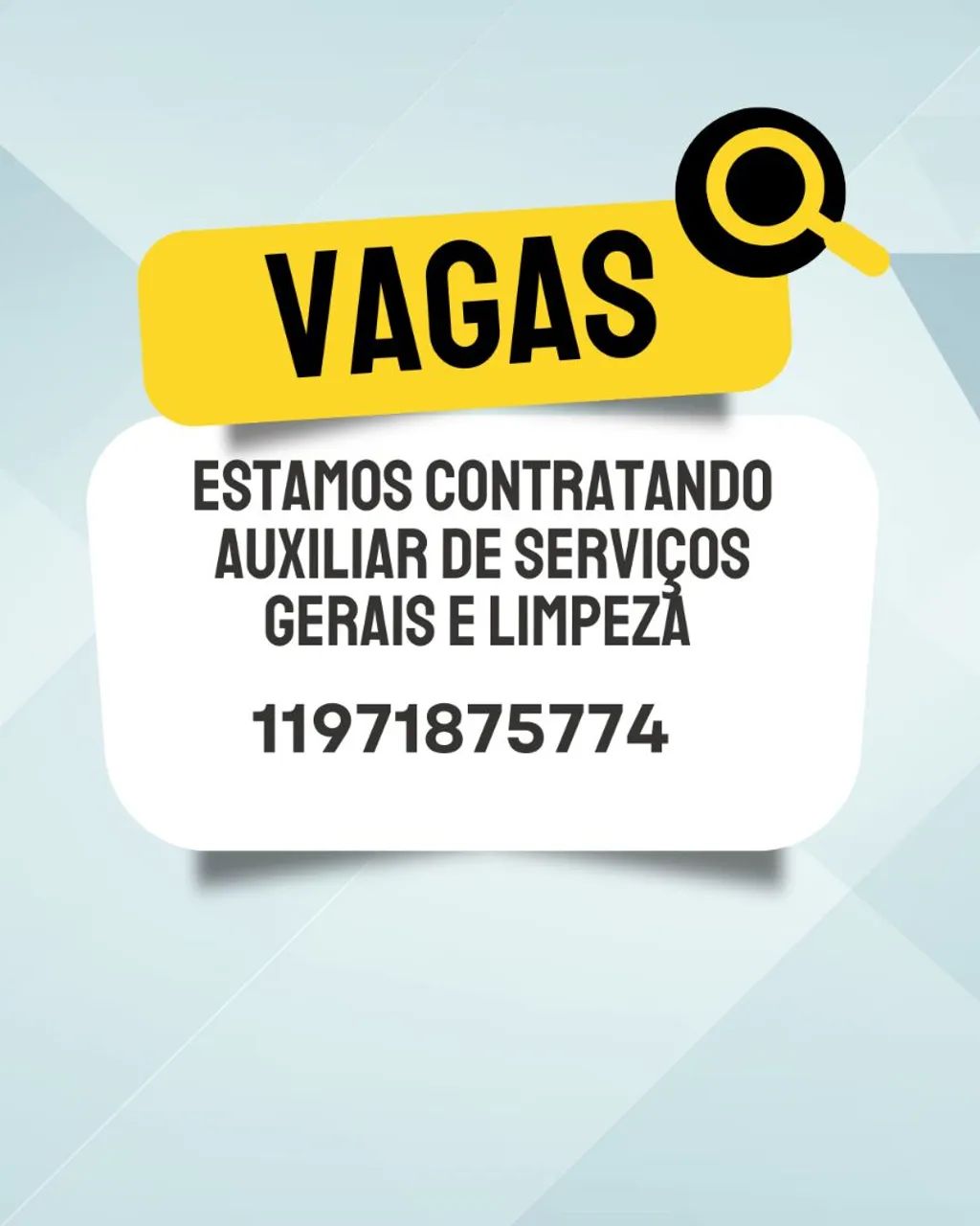 Vaga para auxiliar de limpeza e recepção  - Foto 2