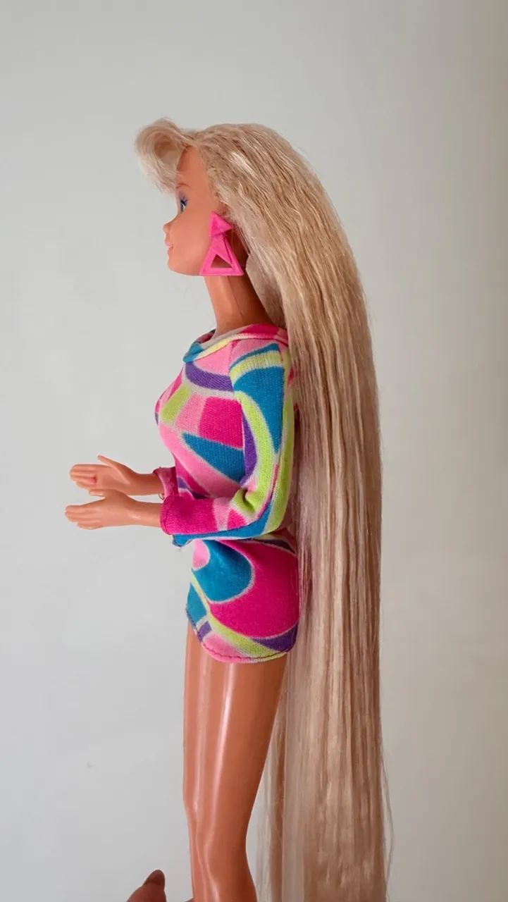 Barbie Totally Hair. Anos 90. - Foto 4