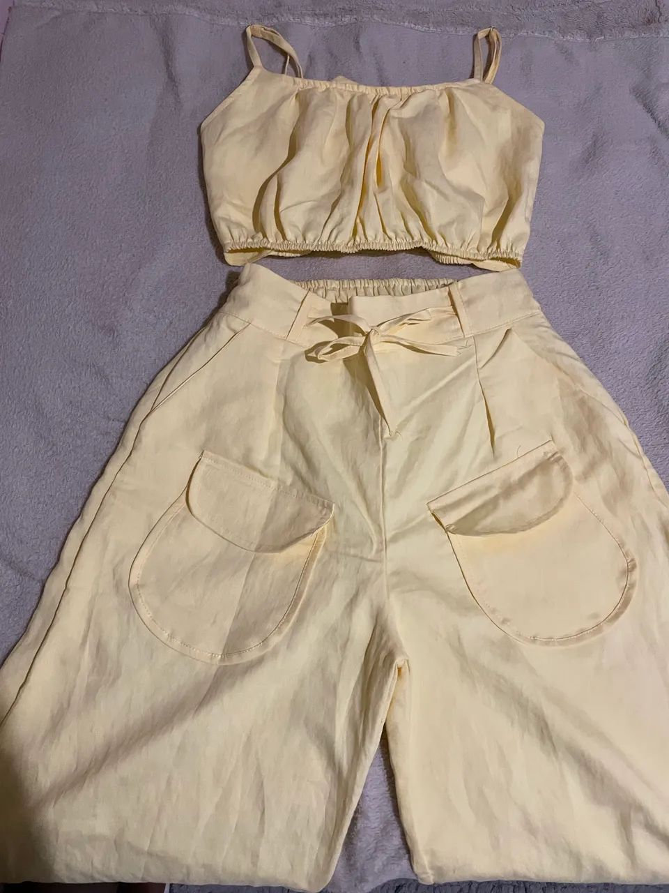 Conjunto amarelo 