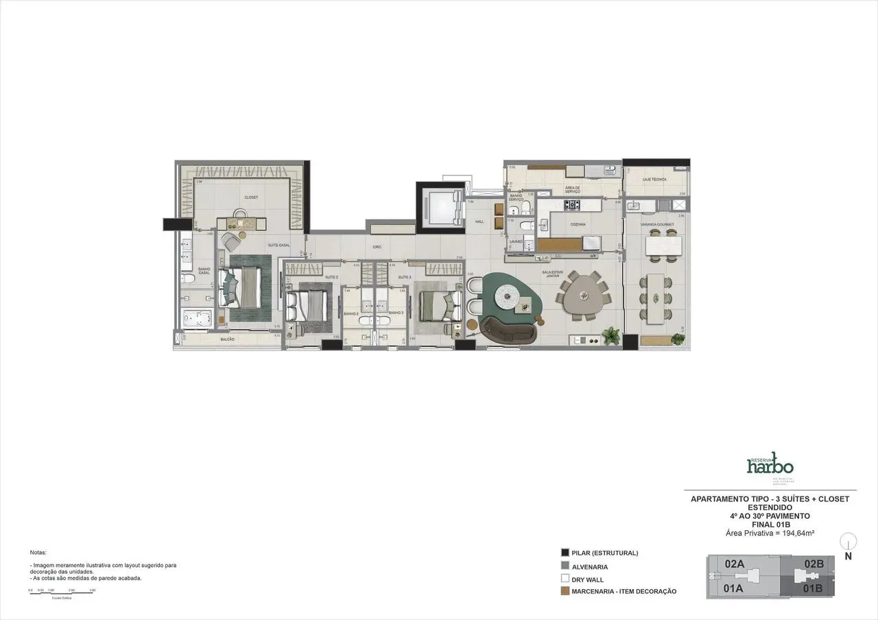 PLANTA 194m²