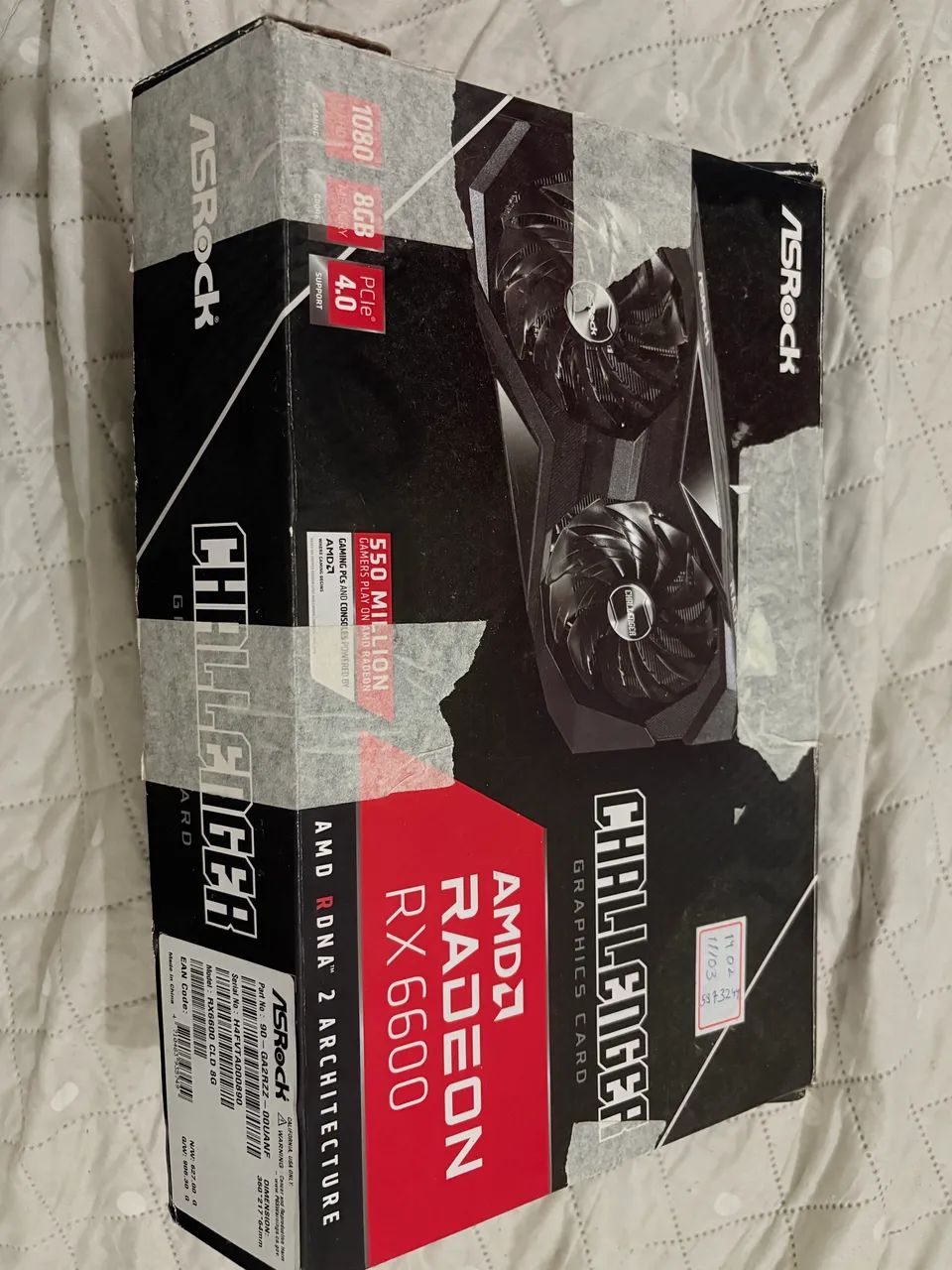 PLACA DE VIDEO RX 6600 (Com defeito) - Foto 2