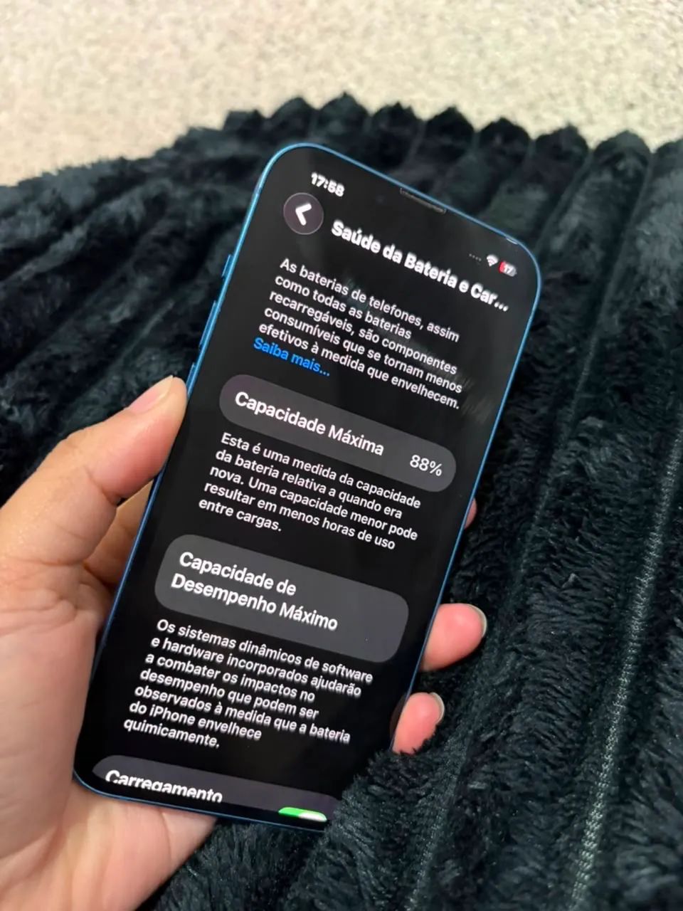 iPhone 13 256gb caixa e nota 