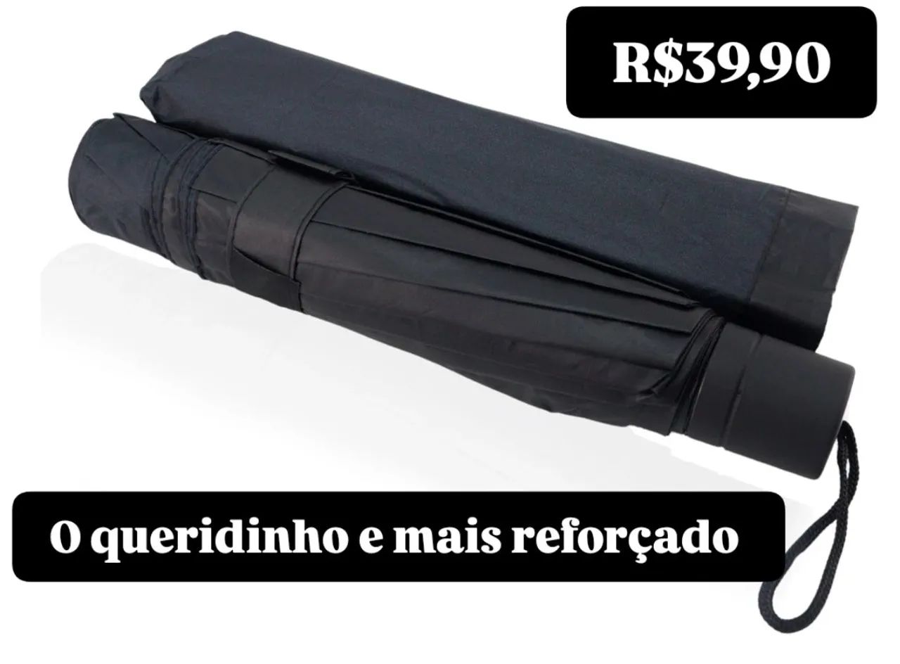 Guarda chuva tecido duplo - Foto 2
