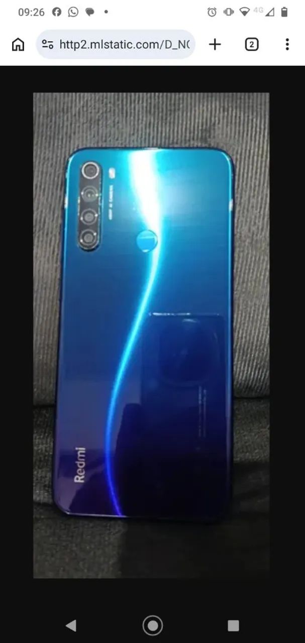 Redimi note 8T conservado_cartoes - Foto 2