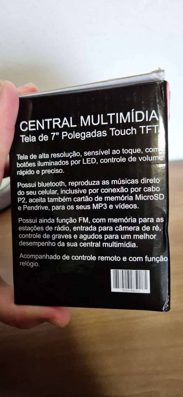 Central multimédia 7 polegadas pra som automotivo  - Foto 3