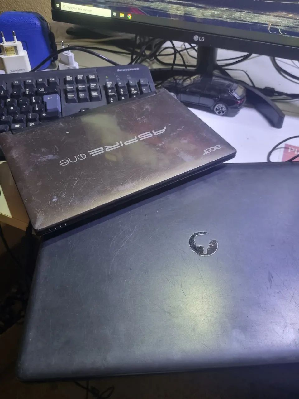 Lote com dois notebooks com defeito nao liga - Foto 4