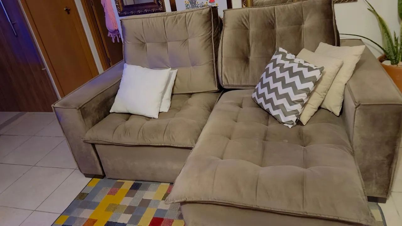 1 Poltrona (Linho cor chumbo)  - Foto 2