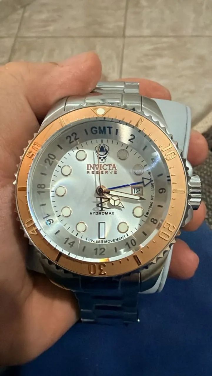 Invicta Hydromax GMT Suíço  - Foto 4