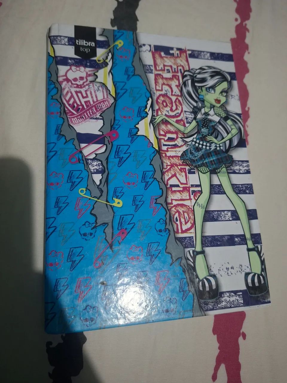 Caderno boneca Monster high Frankie