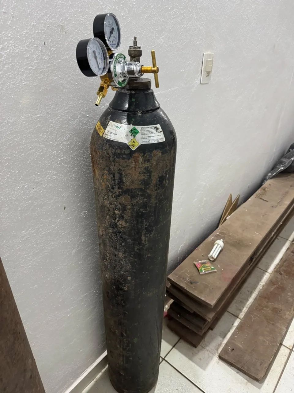 Garrafa para solda inox com monômetro  - Foto 2