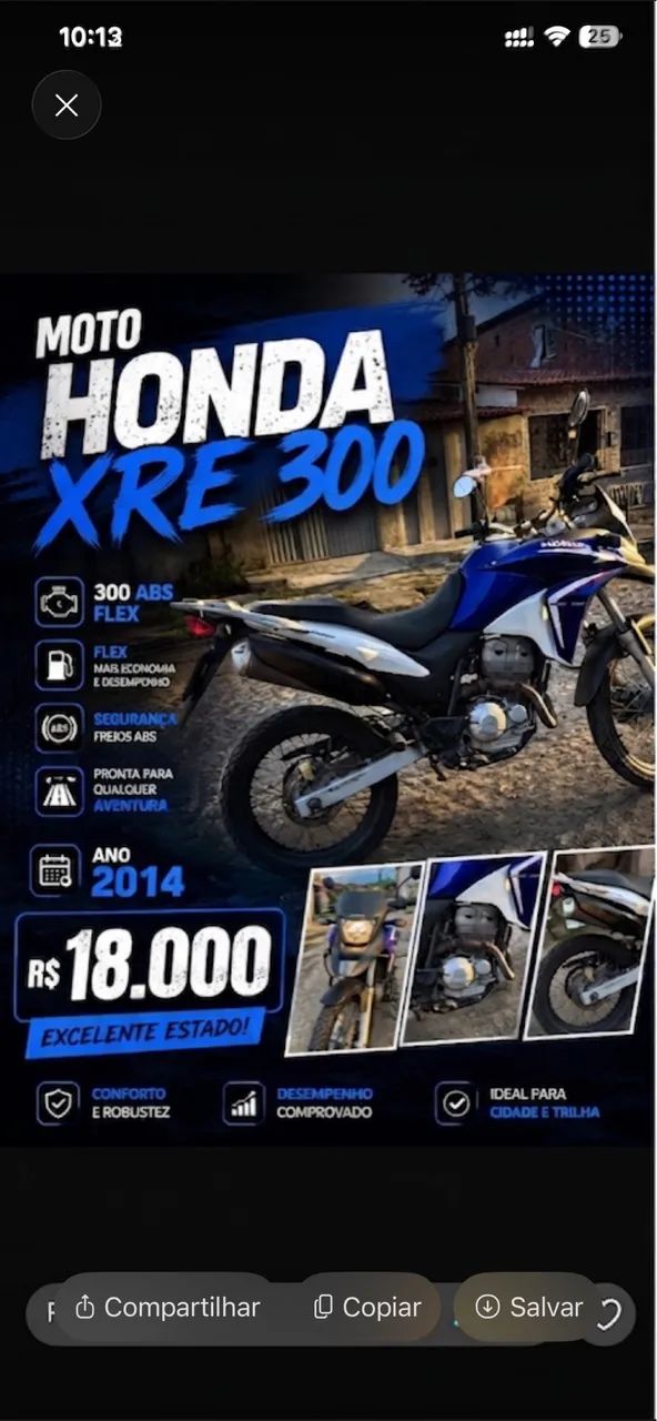 Xre no ponto transferir 