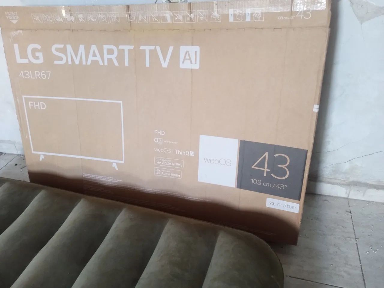 Vendo tv 43 polegadas LG nova - Foto 5