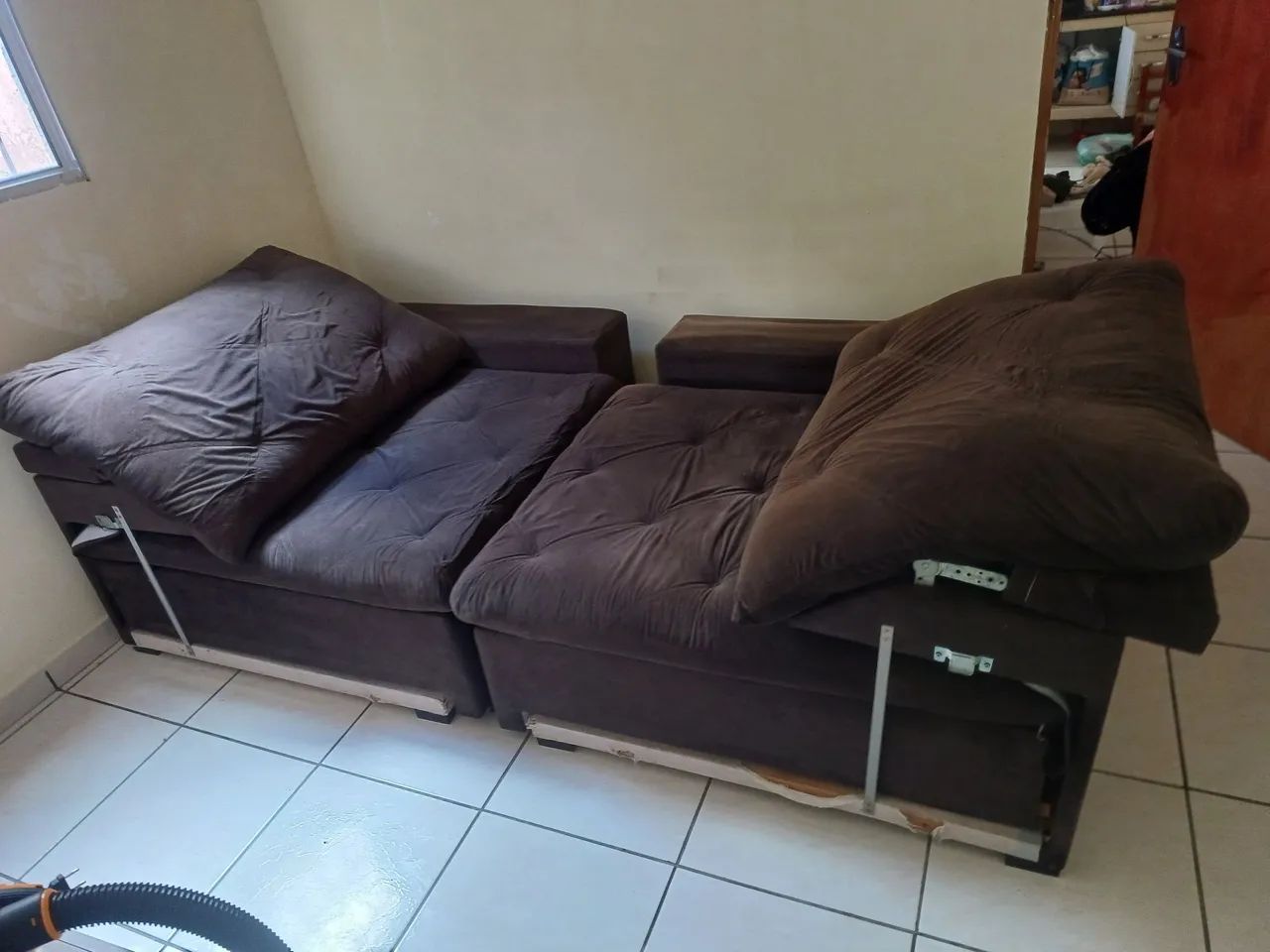 Sofá cama Marrom  - Foto 2