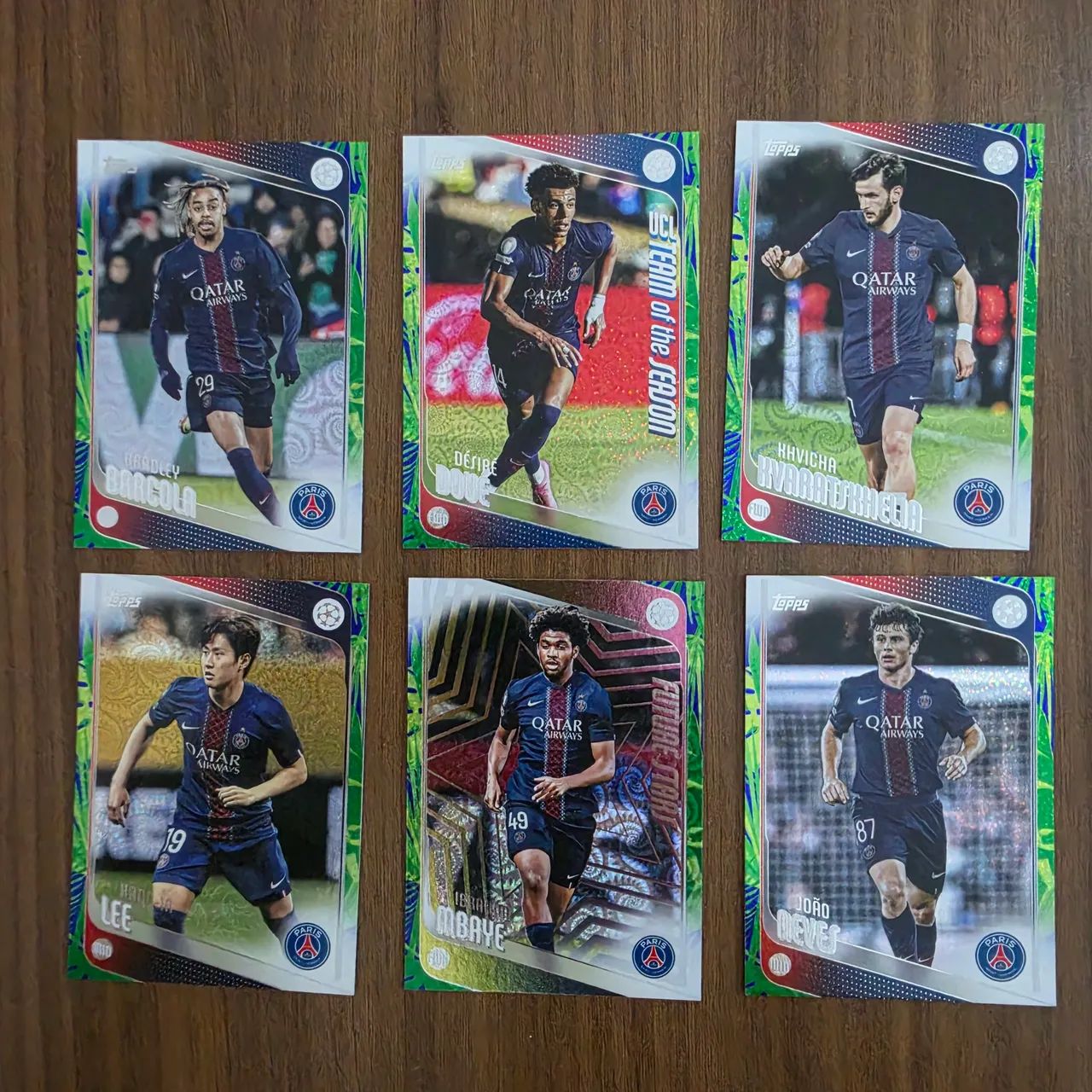 Lote de Cards Topps - Carnaval e Team Set Bacelona - Foto 3
