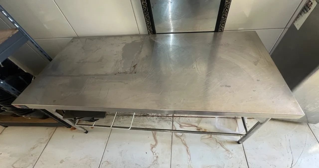 Bancada baixa de inox - Foto 2
