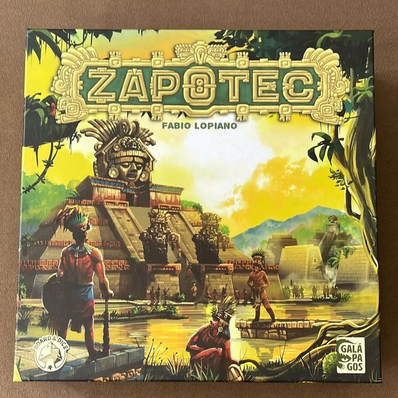 Zapotec jogo de tabuleiro estratégia euro galapagos português BR board game jogo moderno