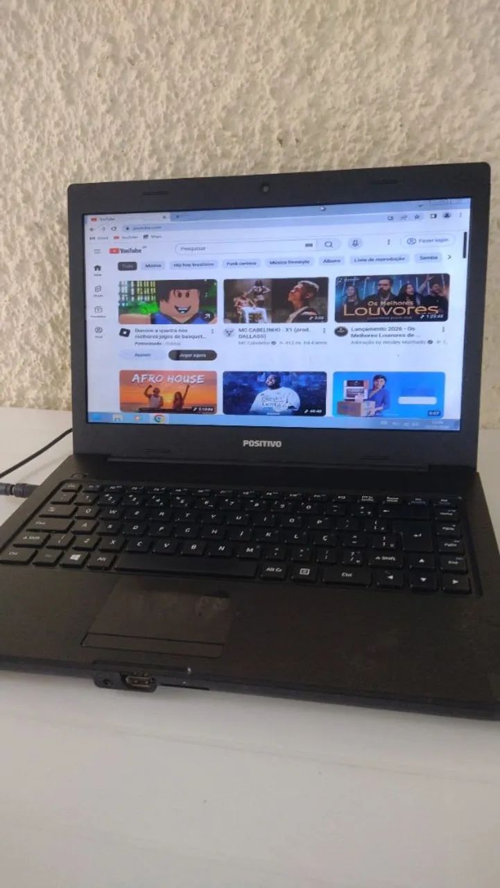 Notebook Positivo Windows 7Pro Ativado 2G HD 320G TOP 