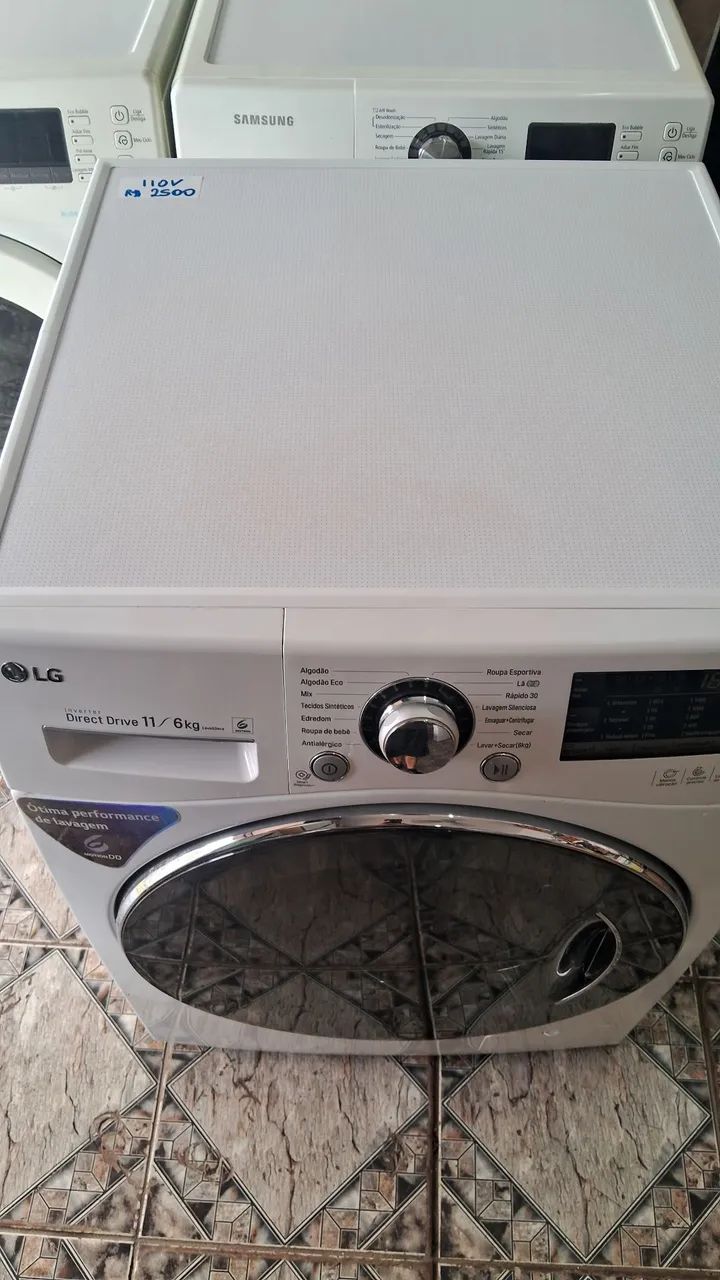 Vendo lava e seca lg 11kg 110 v - Foto 4