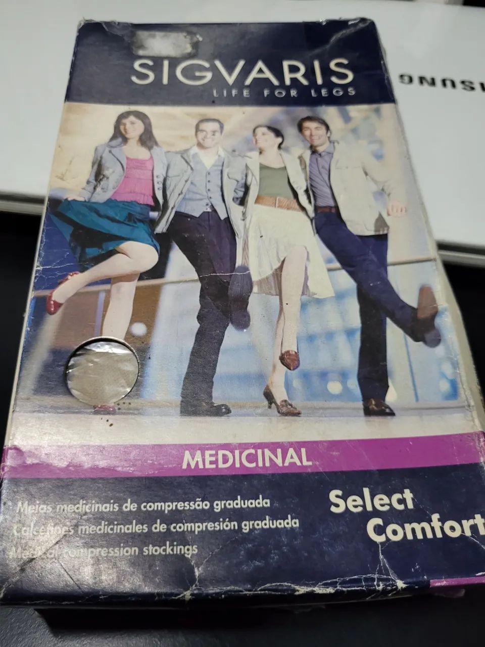 Meias Sigvaris Meia Coxa Tamanho M - Foto 2
