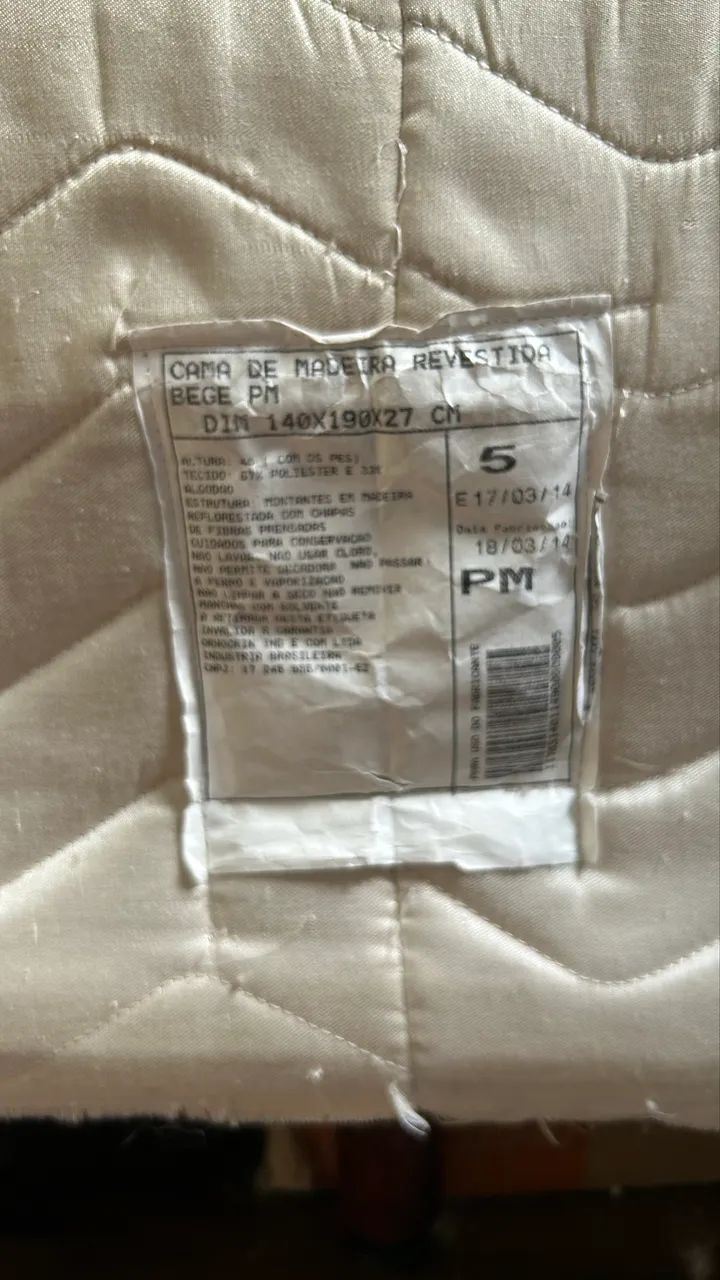 Cama box casal - usada  - Foto 5