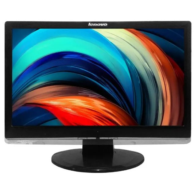 Monitor SEMINOVO Lenovo Lcd D1960wa 19", Widescreen, Base Fixa, VGA/DVI
