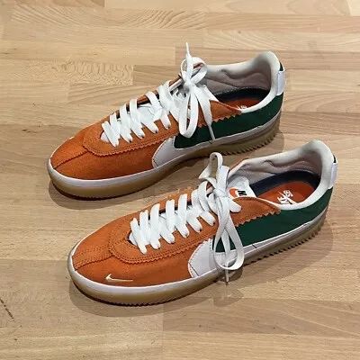 tênis nike brsb masculino laranja e verde - Foto 4