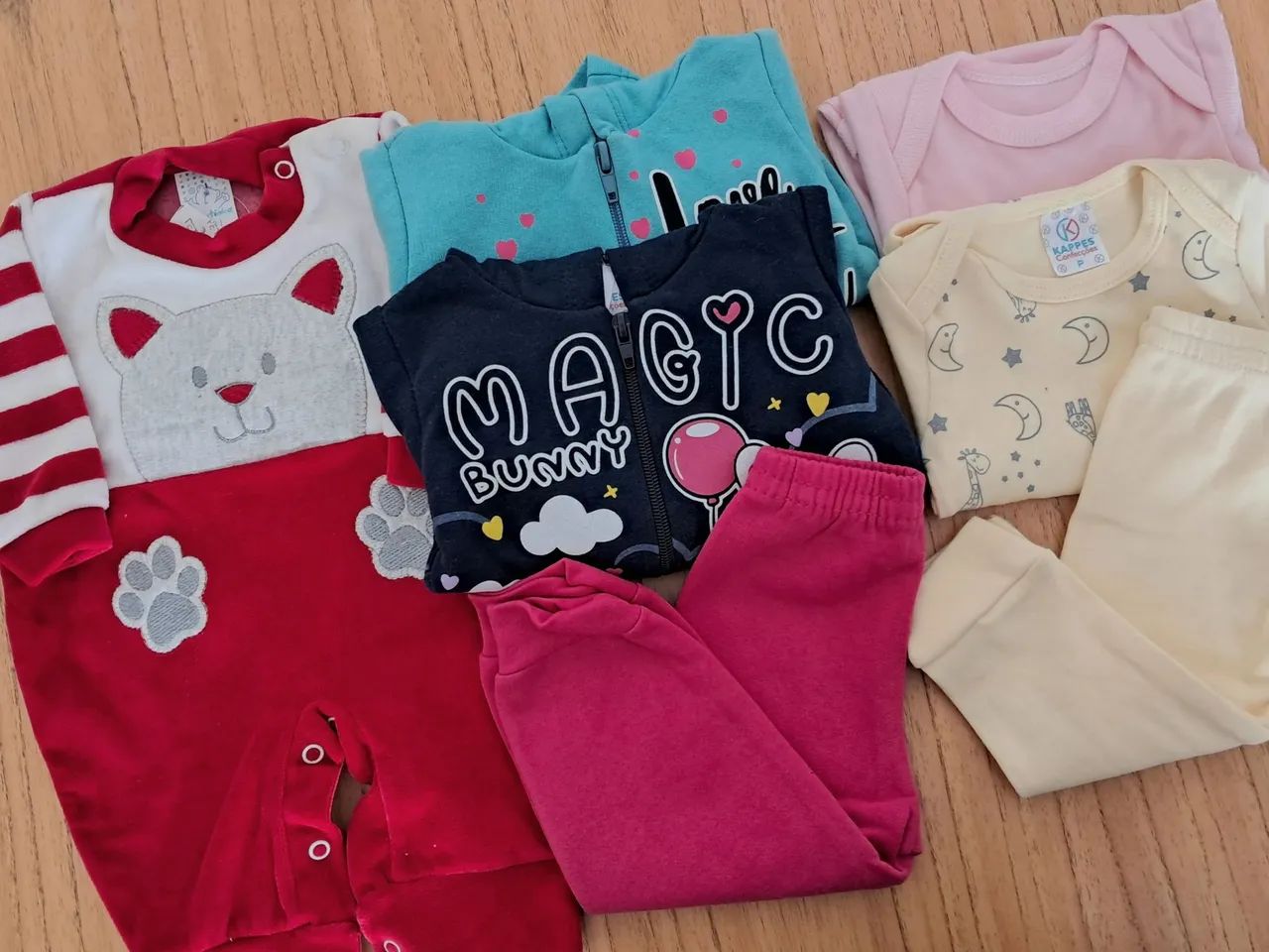 Lote roupas nova para bebê menina RN e P