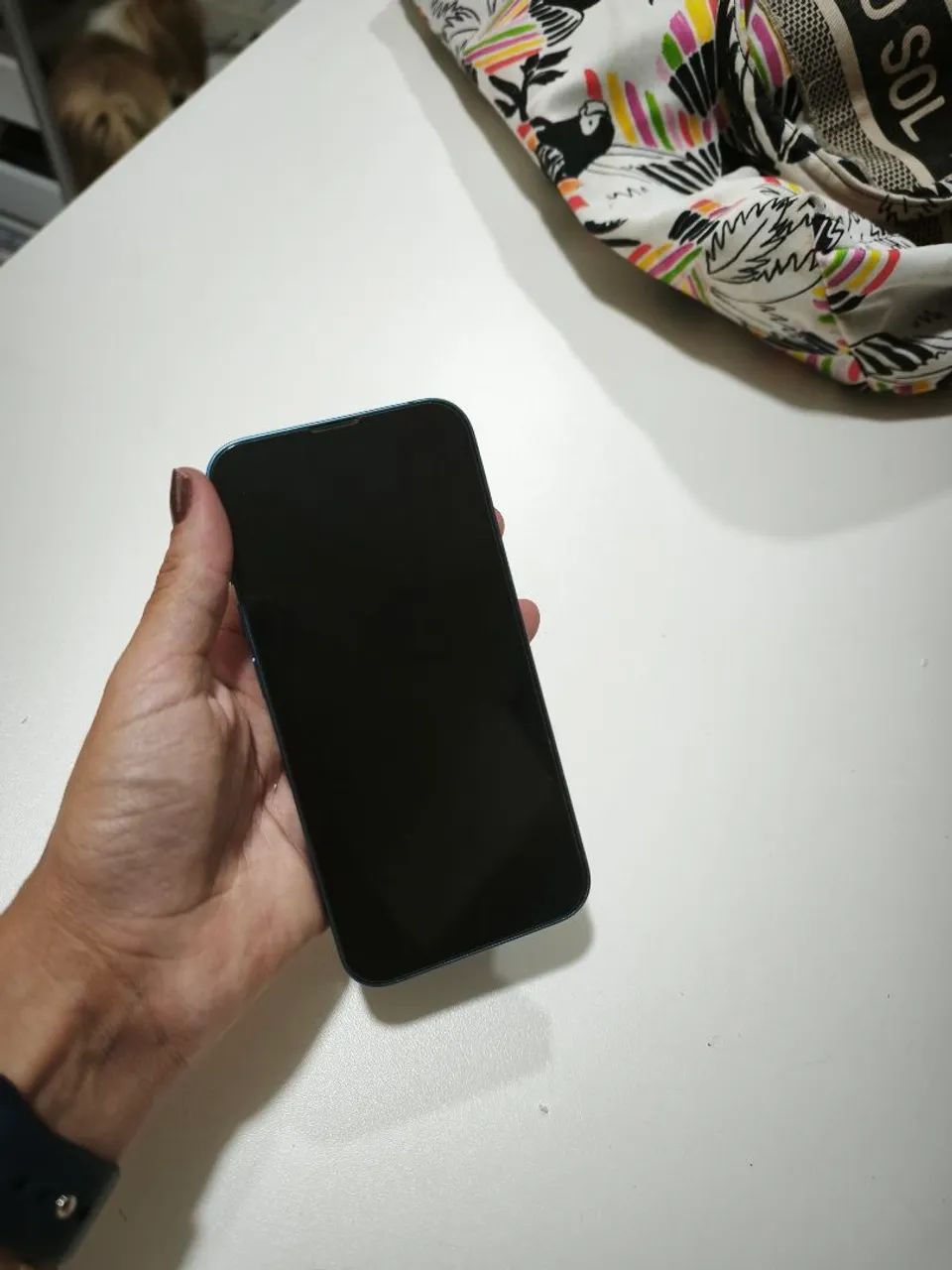 Baixou!!! iPhone 13 Azul + Capa MagSafe | Impecável / Oportunidade / Desapego do Ex - Foto 5