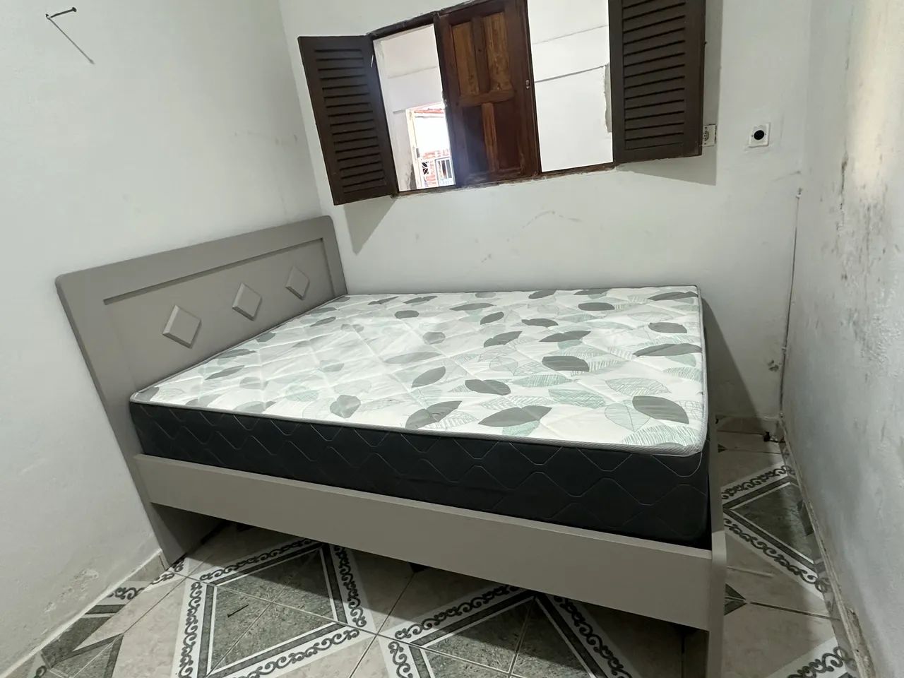 Cama com colchão ortobom - Foto 3
