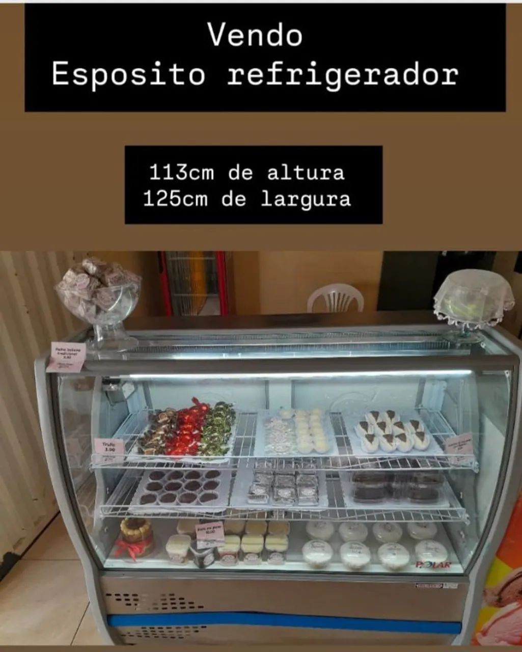 Balcão refrigerador 