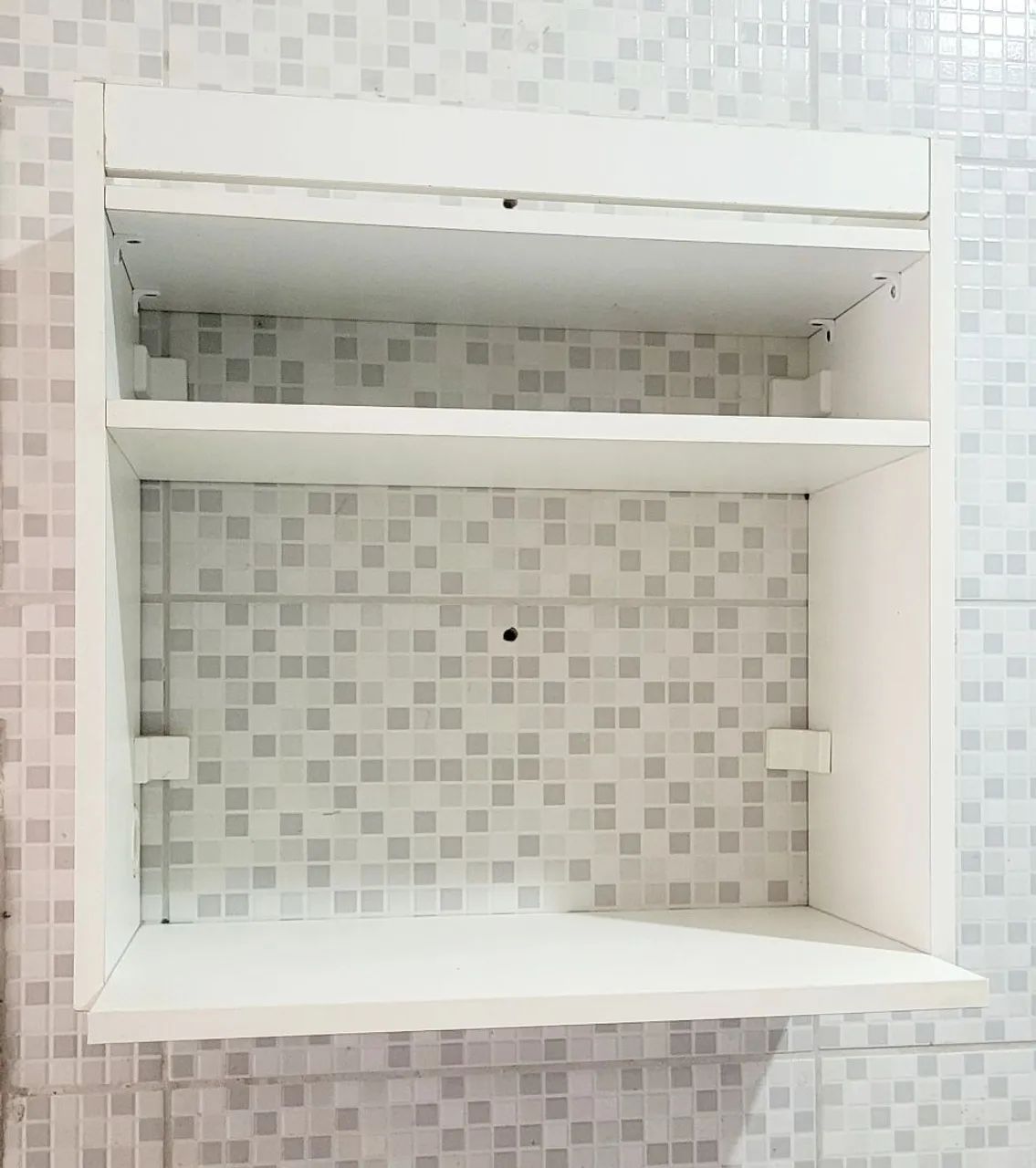 Móvel para micro-ondas em MDF Branco. - Foto 3